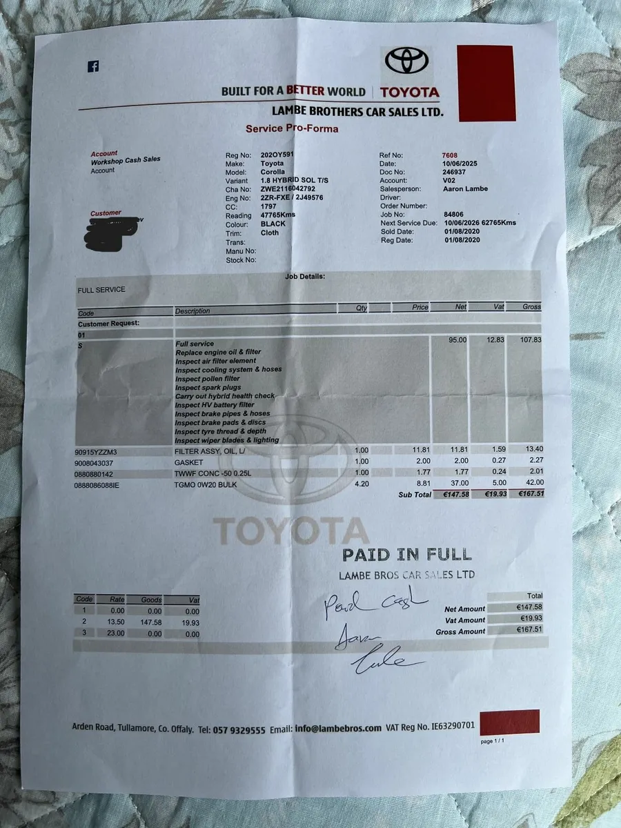 Toyota Corolla 2020 - Image 2