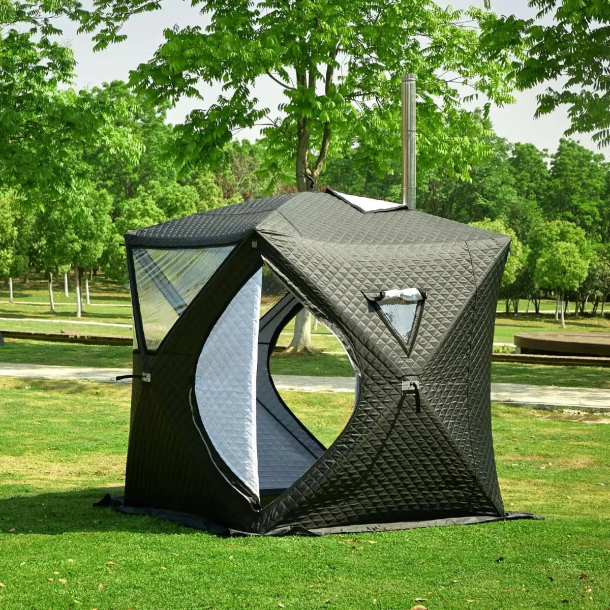 Sauna Tent including fuel stove - Image 1