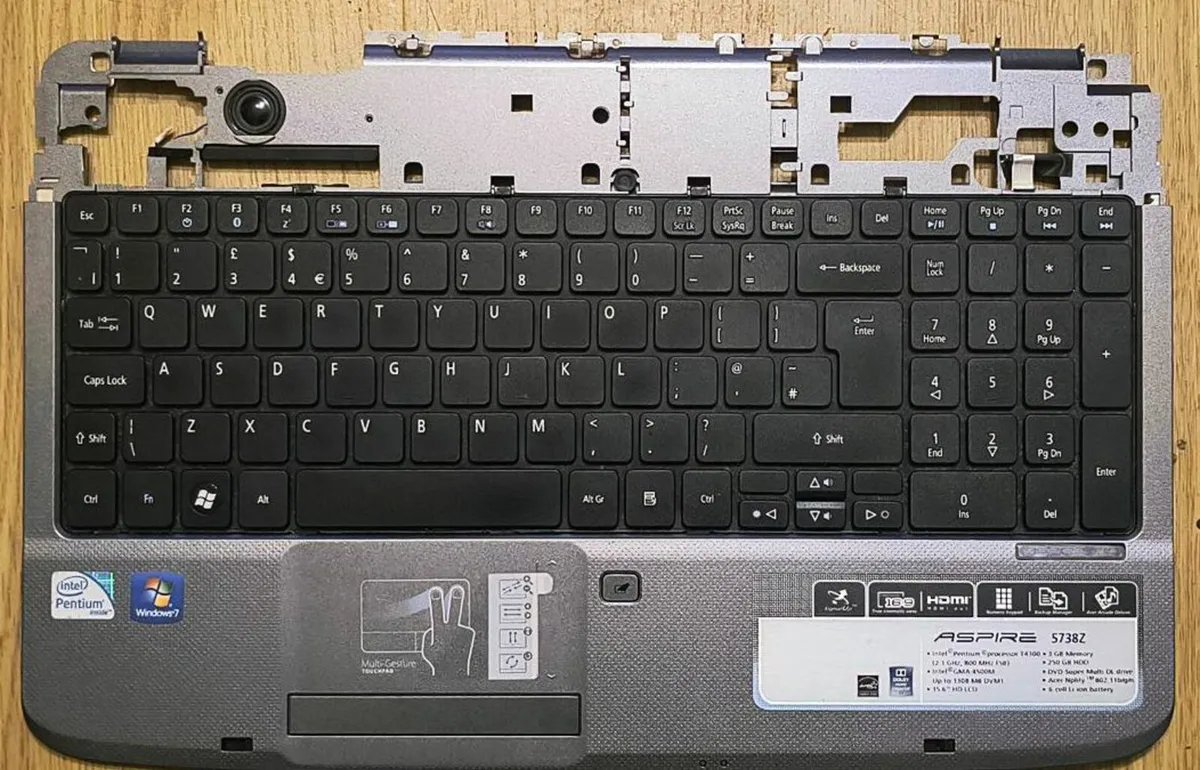 Keyboard Acer Aspire 5738Z laptop  repair  battery - Image 1