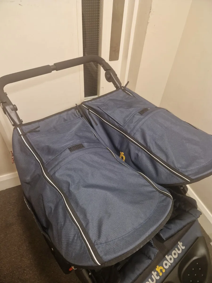 As New Our N About Double stroller - Image 3