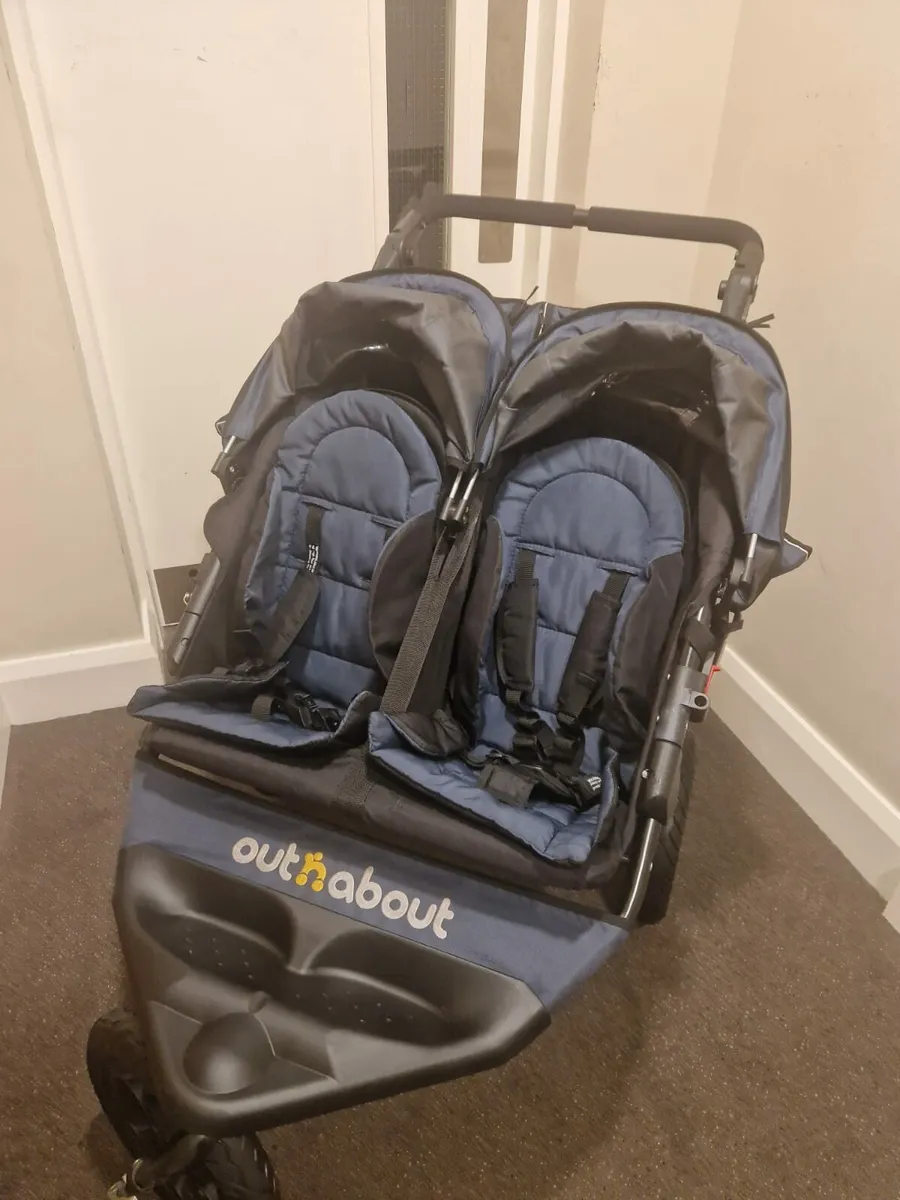 As New Our N About Double stroller - Image 2