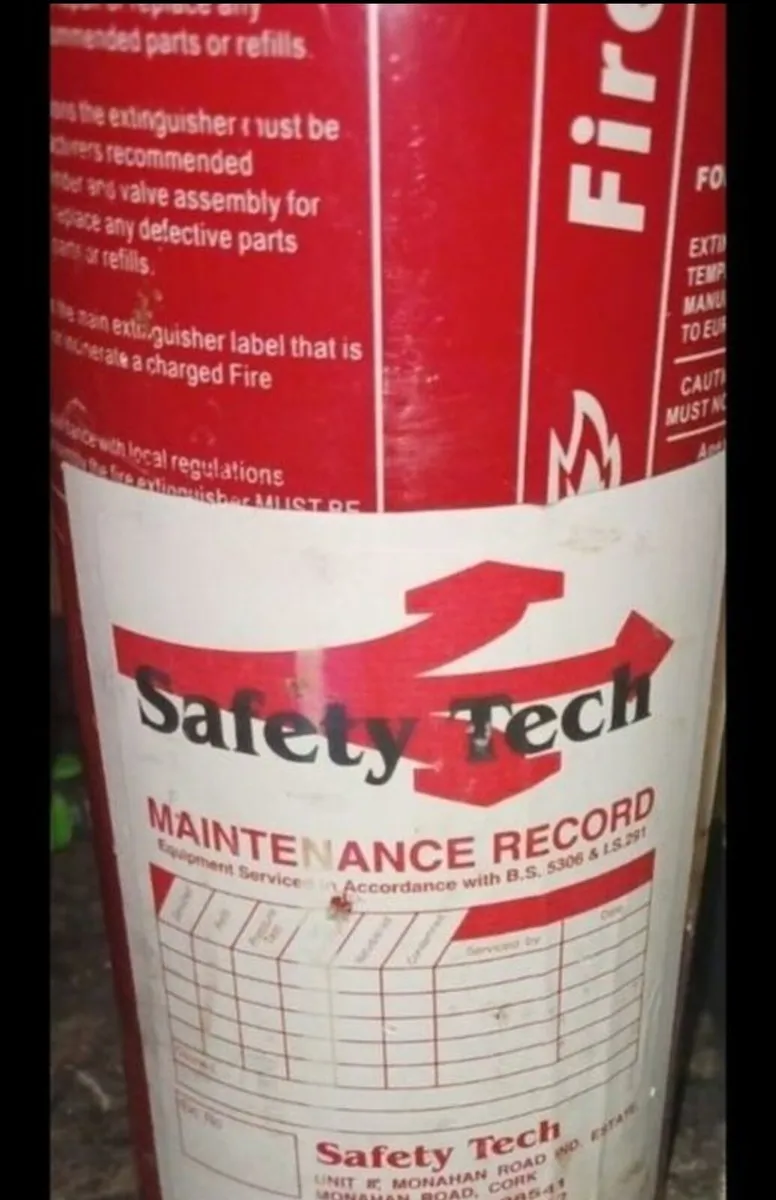 2 Vintage Fire Extinguishers - Image 2