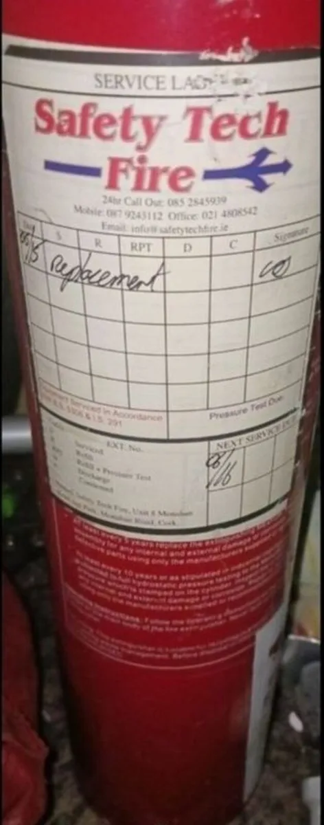 2 Vintage Fire Extinguishers - Image 3