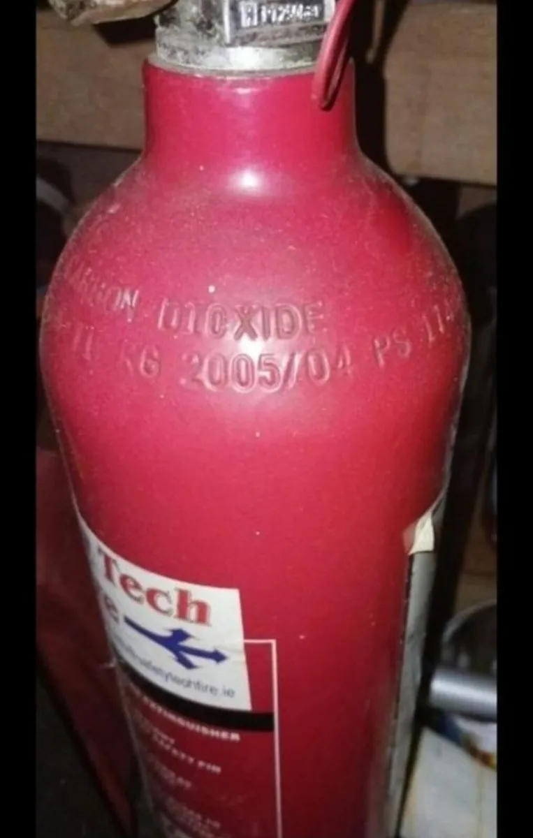 2 Vintage Fire Extinguishers - Image 4