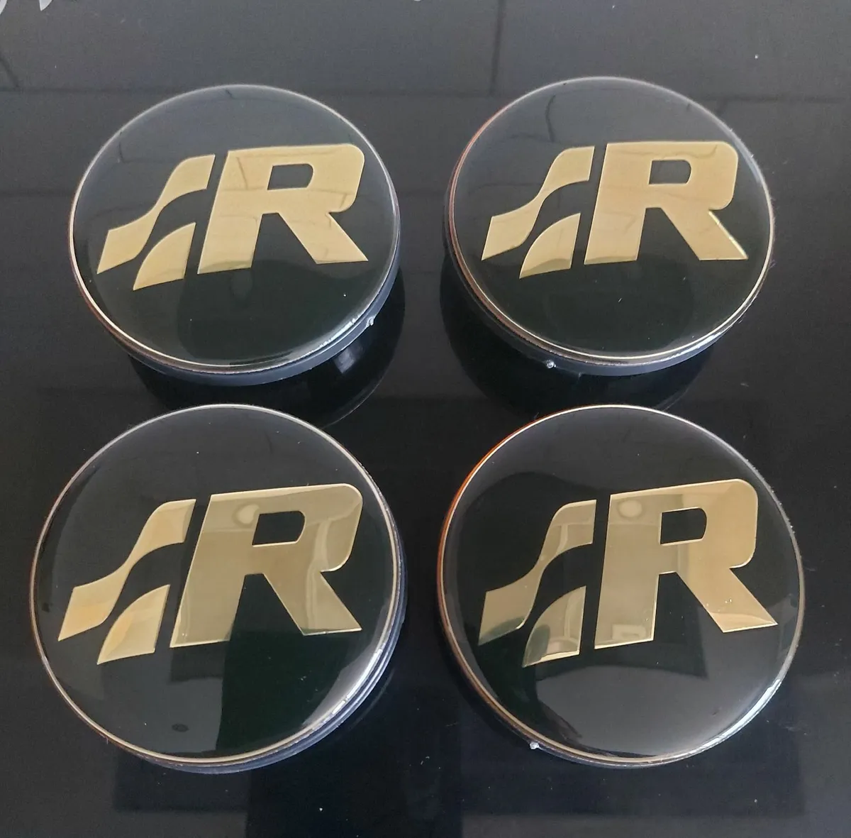 VW Type R (65mm) Centre Caps - FREE POST - Image 1