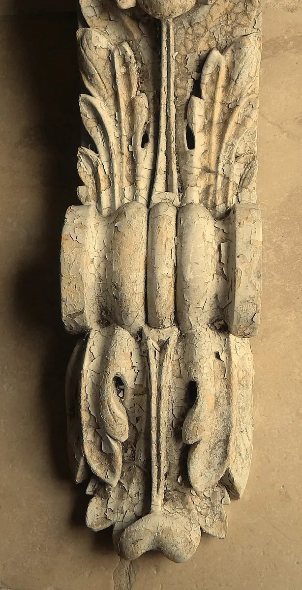 Large Vintage Oak Carved Architectural Corbel - Image 3