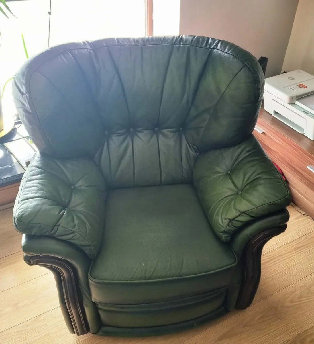 Sofa and 2 armchairs / Chesterfield set - Image 2