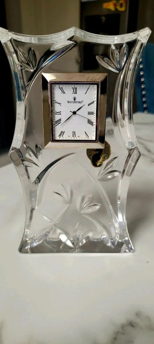 WATERFORD CRYSTAL BAMBOO CLOCK - Image 2