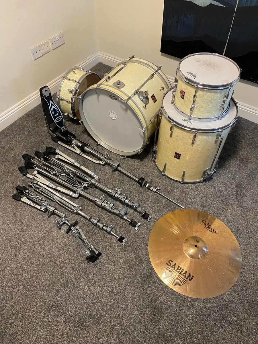 Vintage Premier Drum Shells, c1960. - Image 1