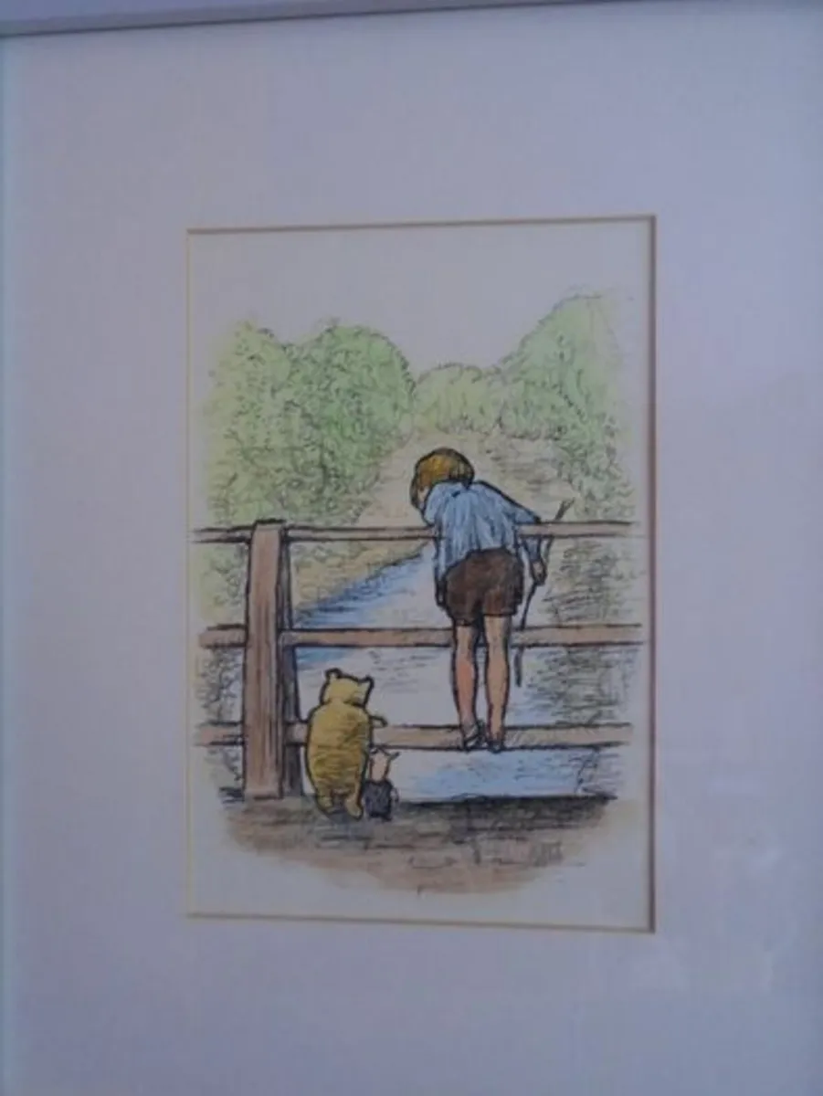 Winnie the Pooh print, Home decor,Picture - Image 3