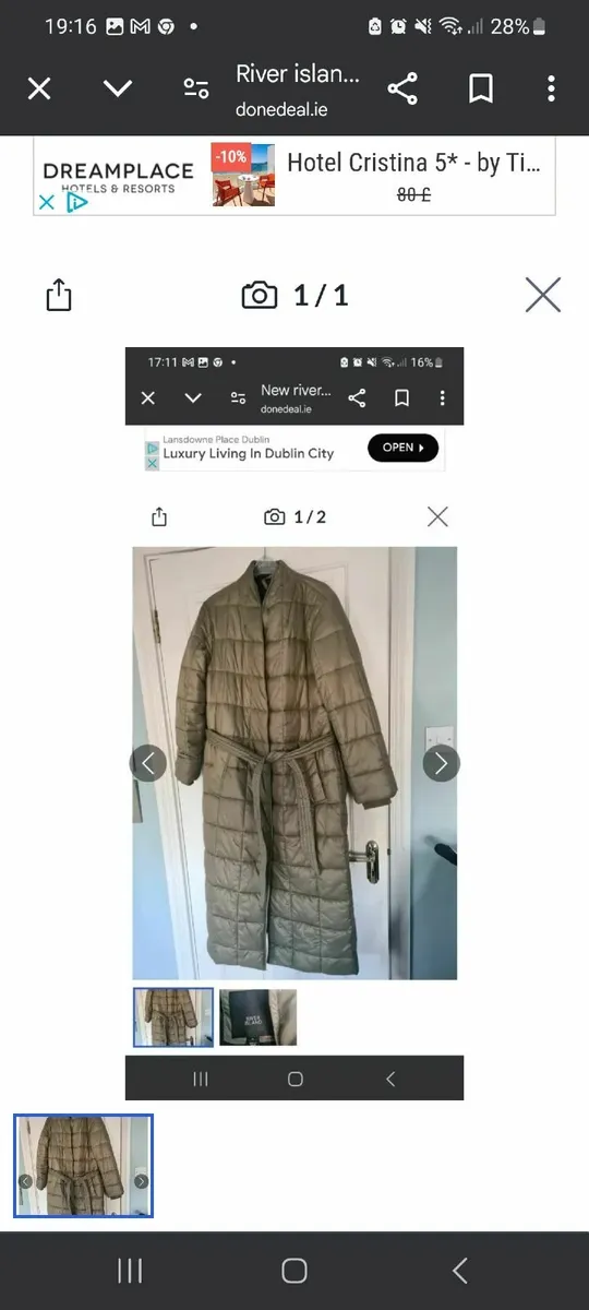 New river island coat