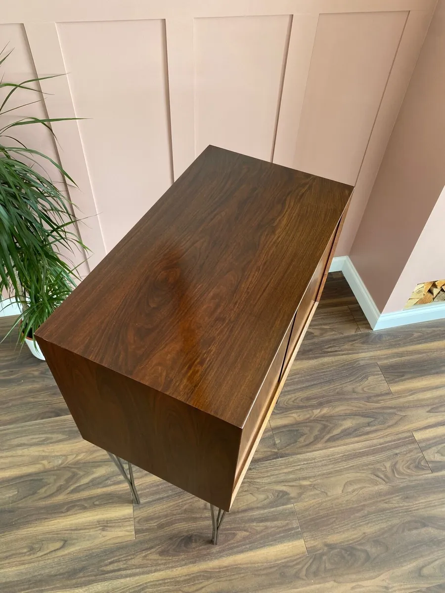 Mid Century Danish Cocktail / Record Cabinet - Image 4