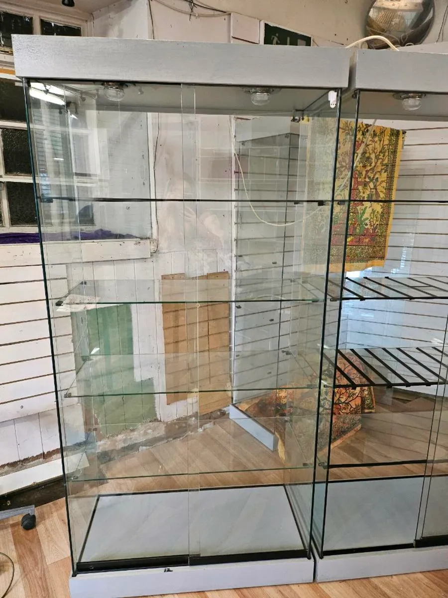 Display cabinets with working built in lights - Image 4