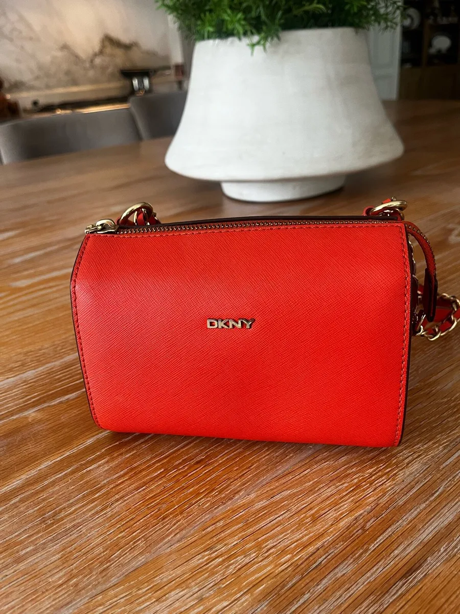 Orange DKNY Crossbody Bag - Image 1