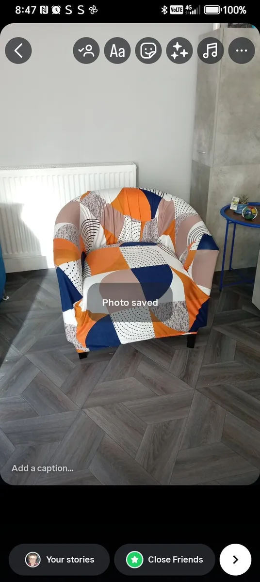 Black tub chair - Image 4