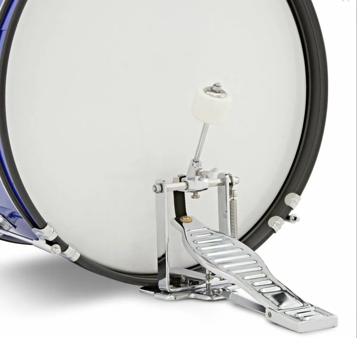 Junior 5 Piece Drum Kit by Gear4music, Blue - Image 3