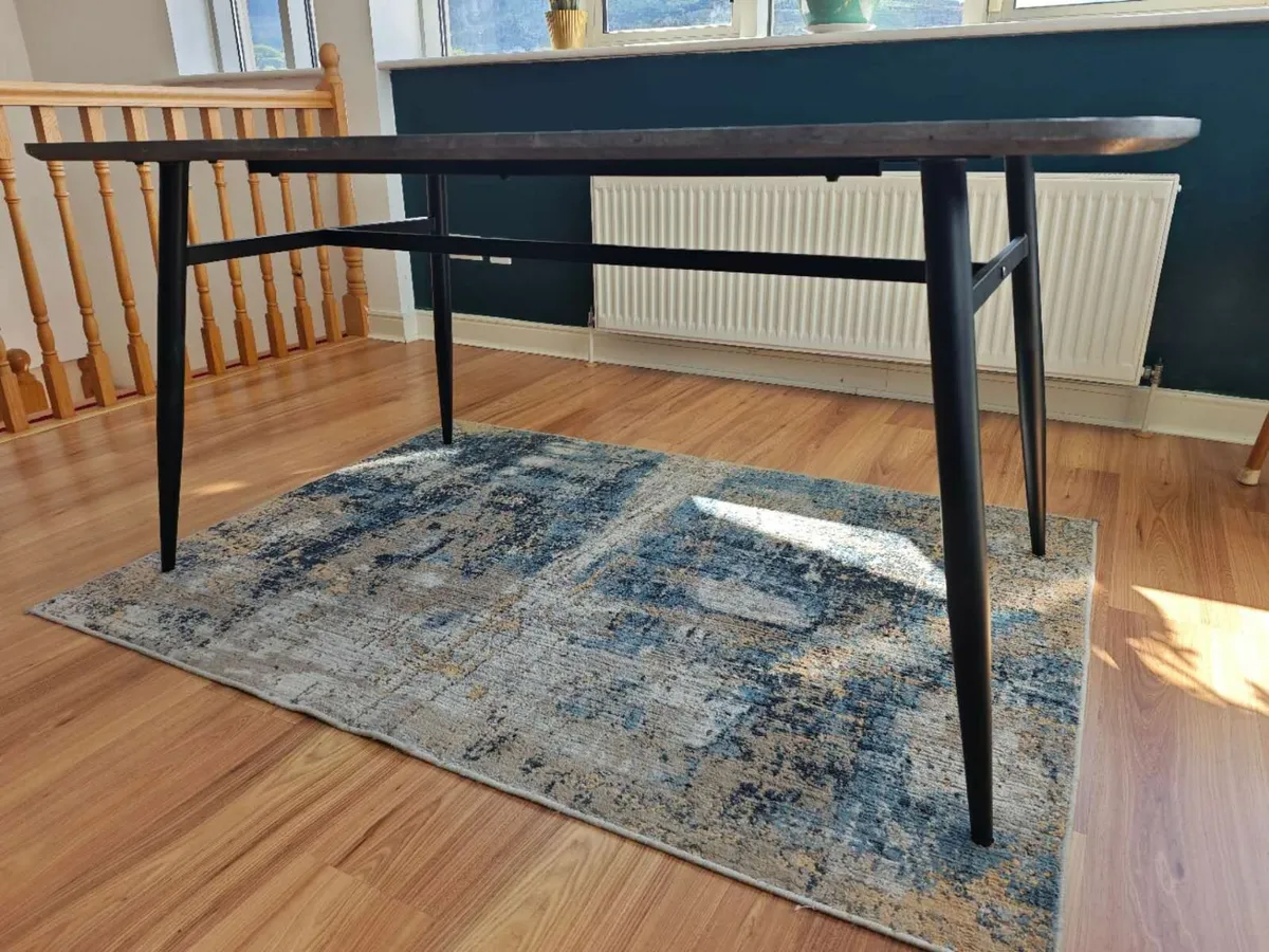 grey marble effect dinning table almost new Dublin - Image 3