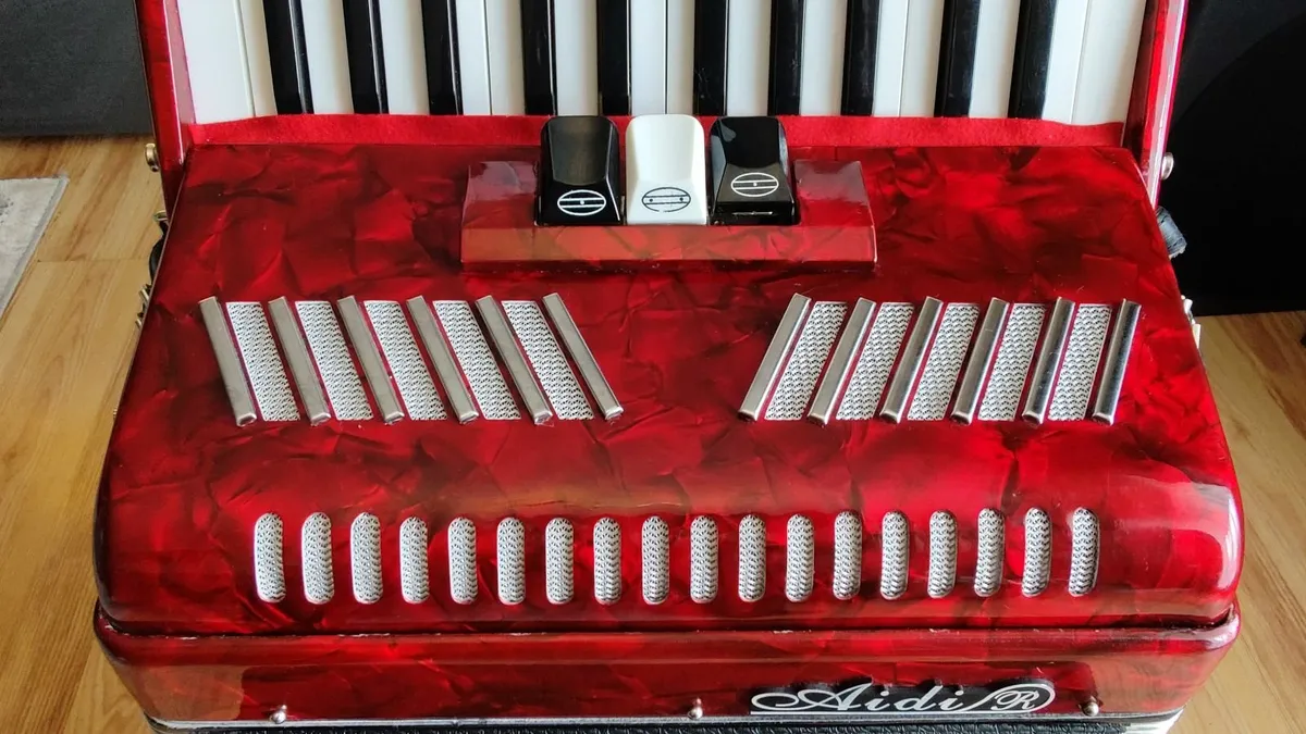 AIDI R Piano Accordion 48 Bass - Image 2