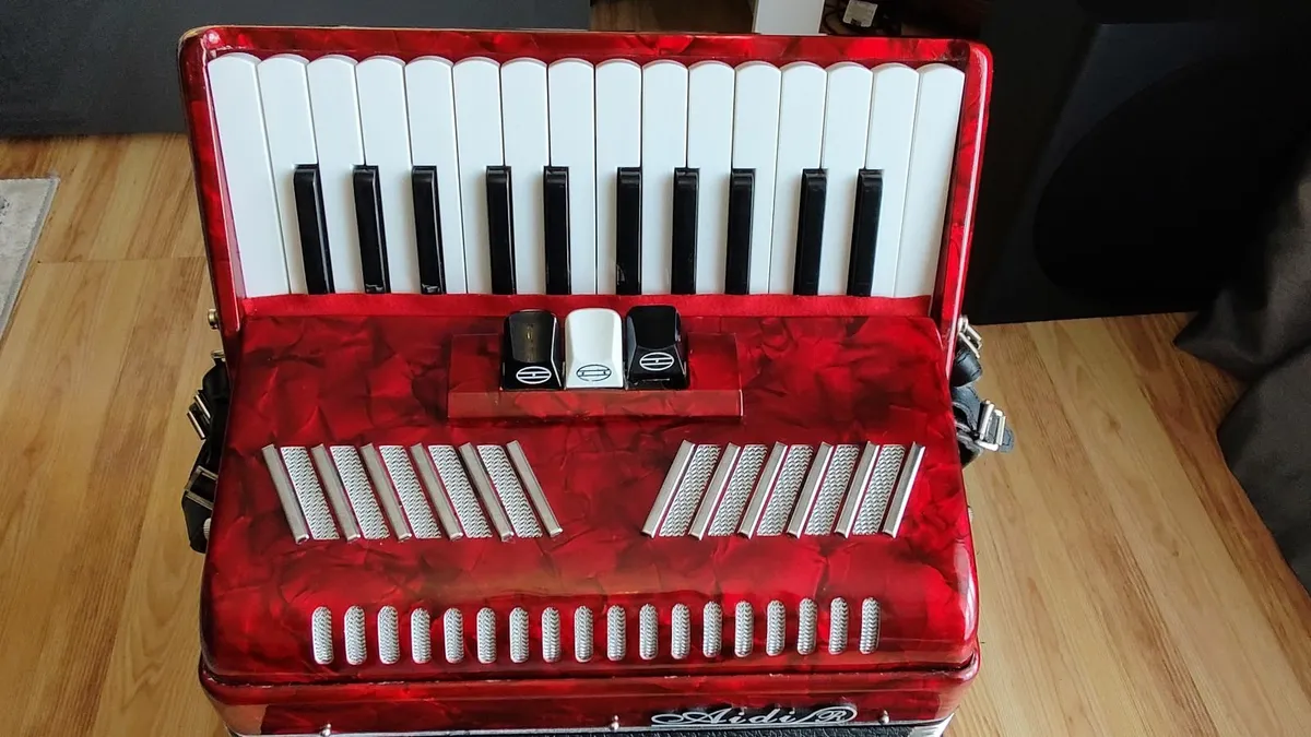AIDI R Piano Accordion 48 Bass - Image 4