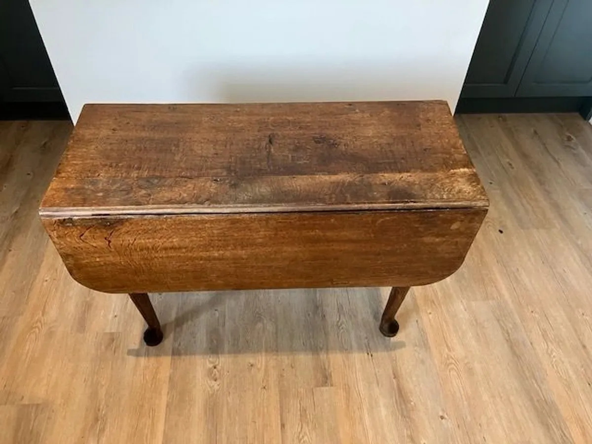 Oak Drop Leaf Table - Image 2