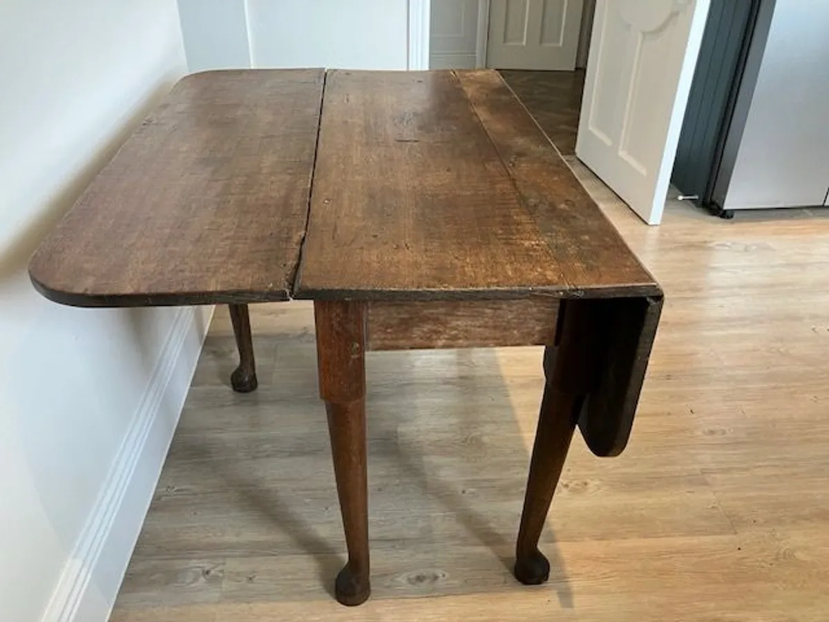 Oak Drop Leaf Table - Image 3