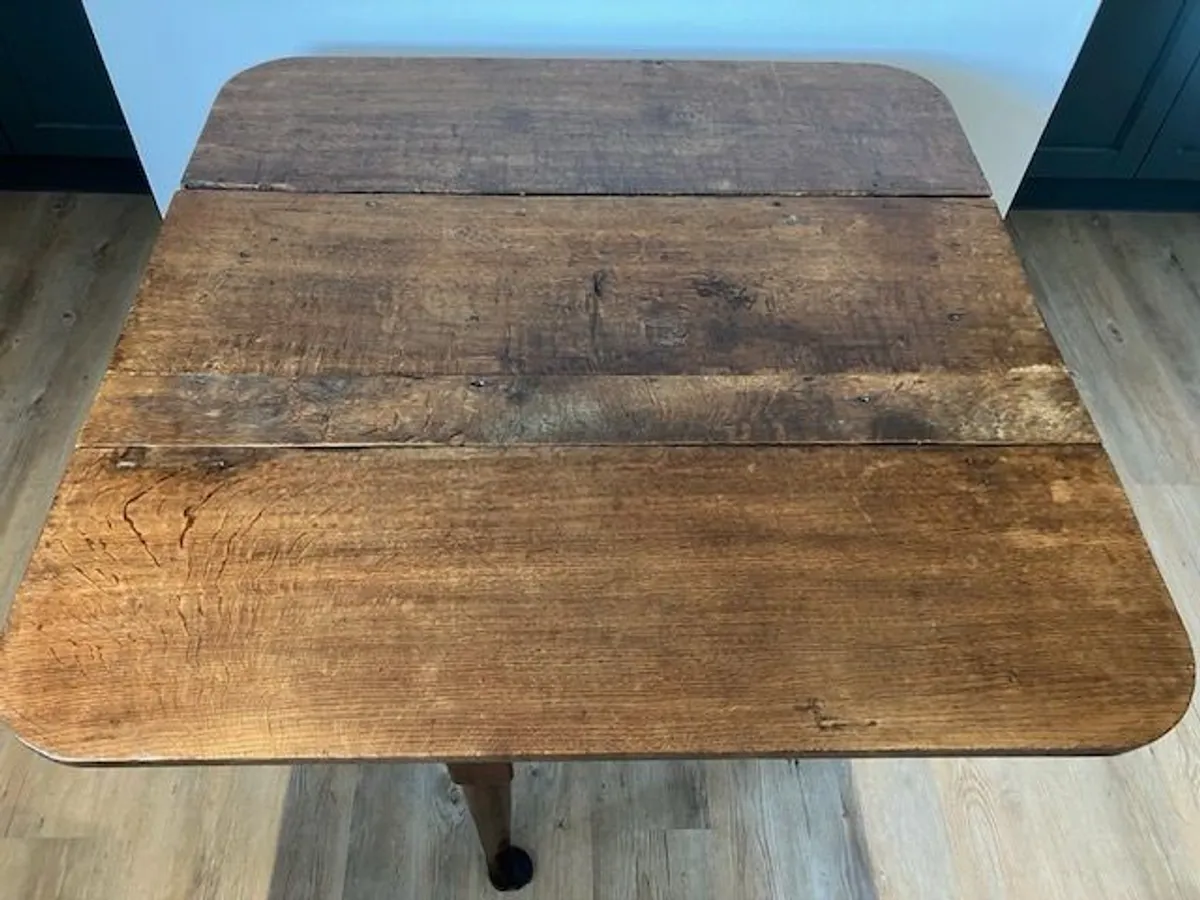 Oak Drop Leaf Table - Image 4