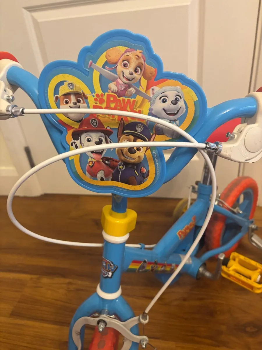 Paw Patrol 12 inch bike - Image 3