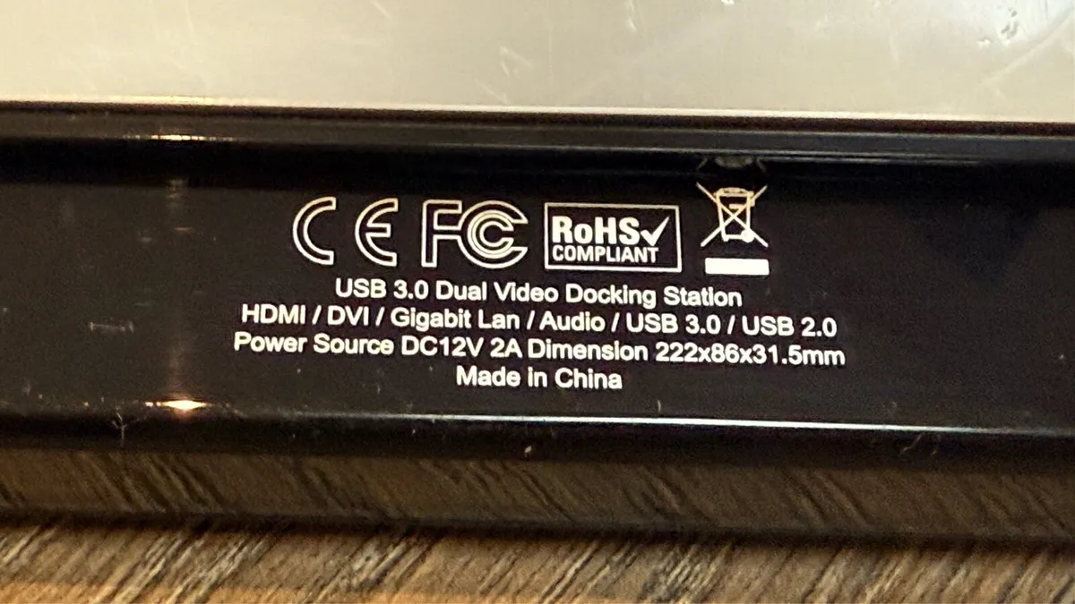 Wavlink USB 3.0 Dual Video generic Docking Station - Image 3