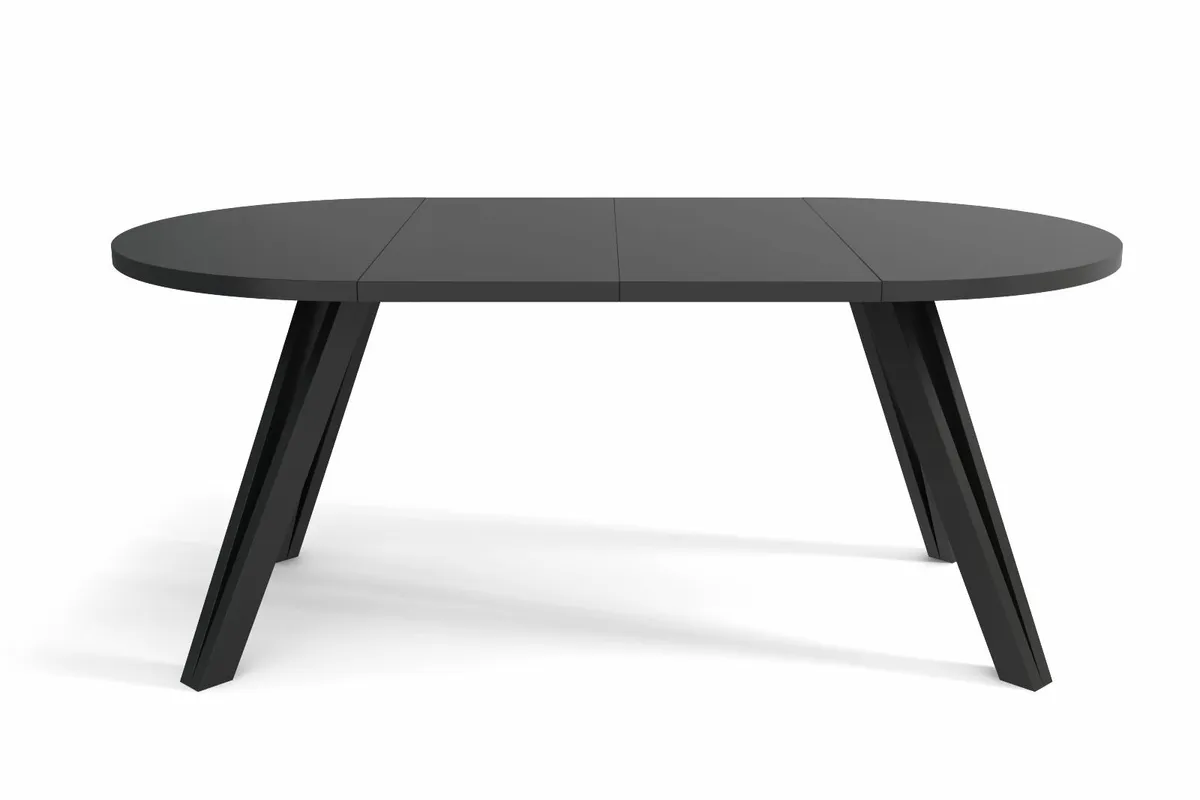 The Modern Extendable Black Round Dining Table - Image 2