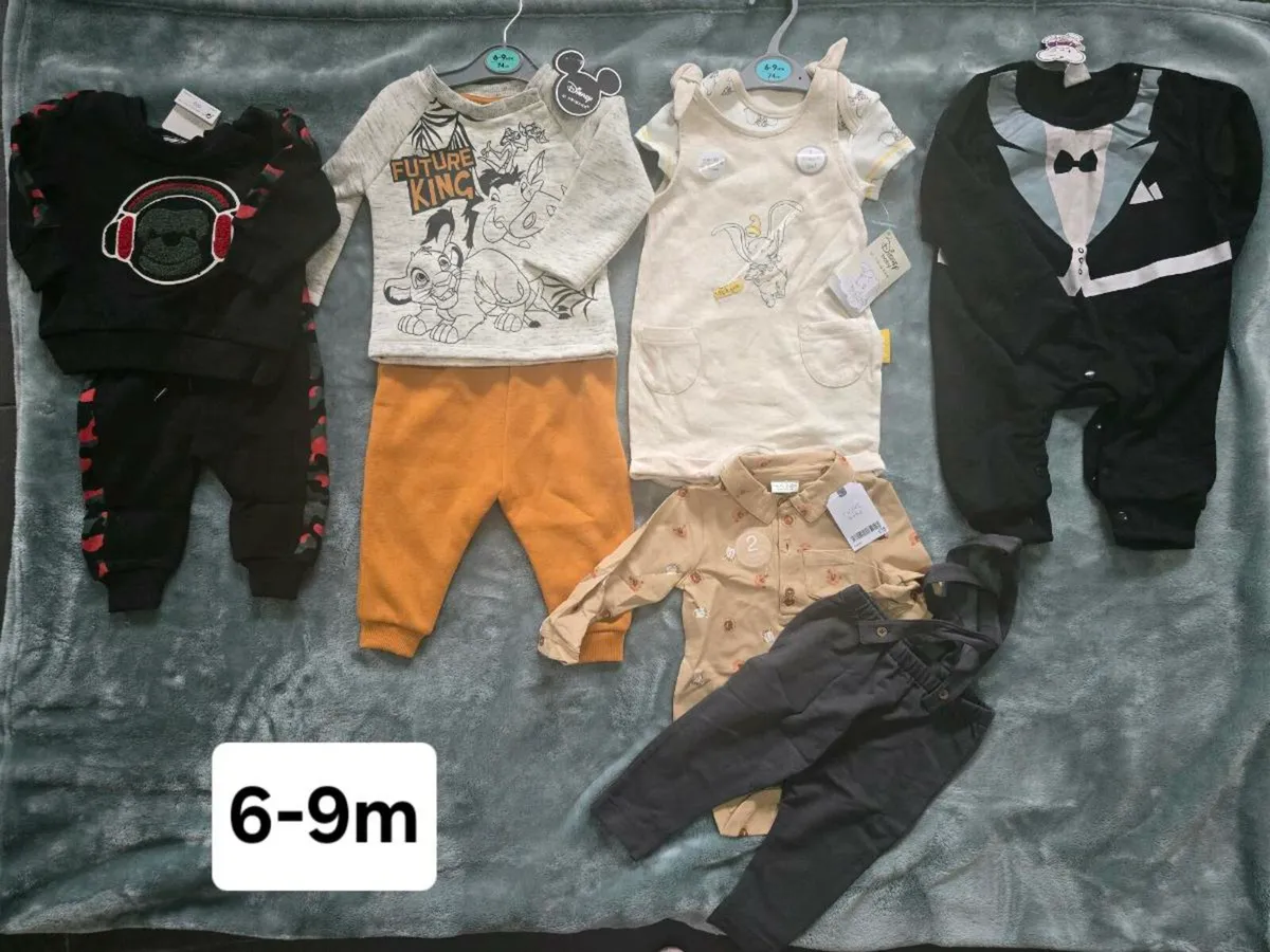 Baby boy new clothing bundles age 3-6m up to 12-18 - Image 2