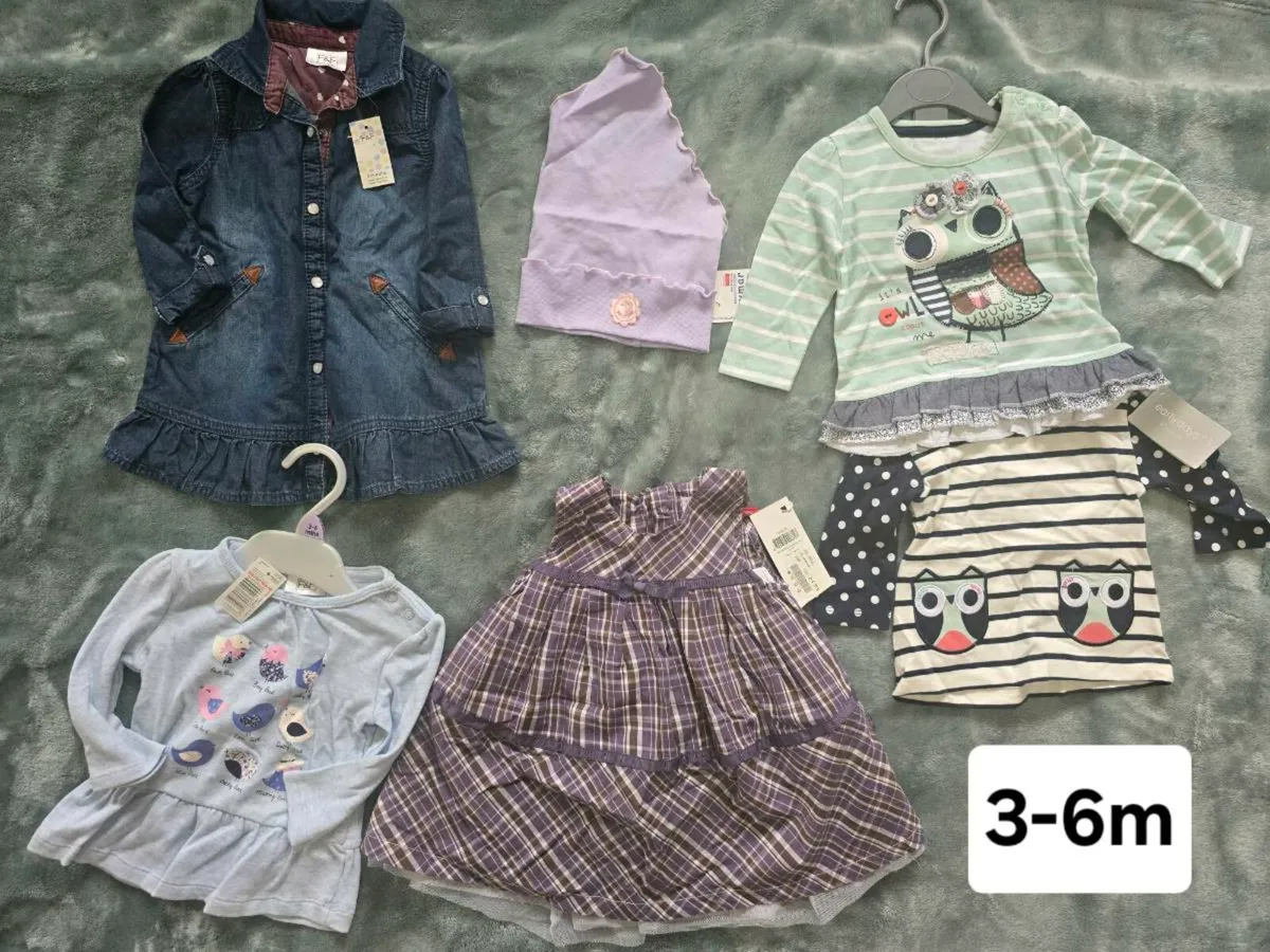 Baby girl new clothing bundles age 3-6m to 9-12m - Image 2