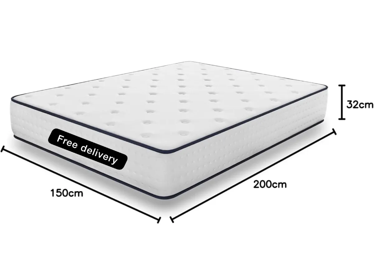 5ft King Size Mattress Memory Foam 12.5 Inch Deep - Image 2
