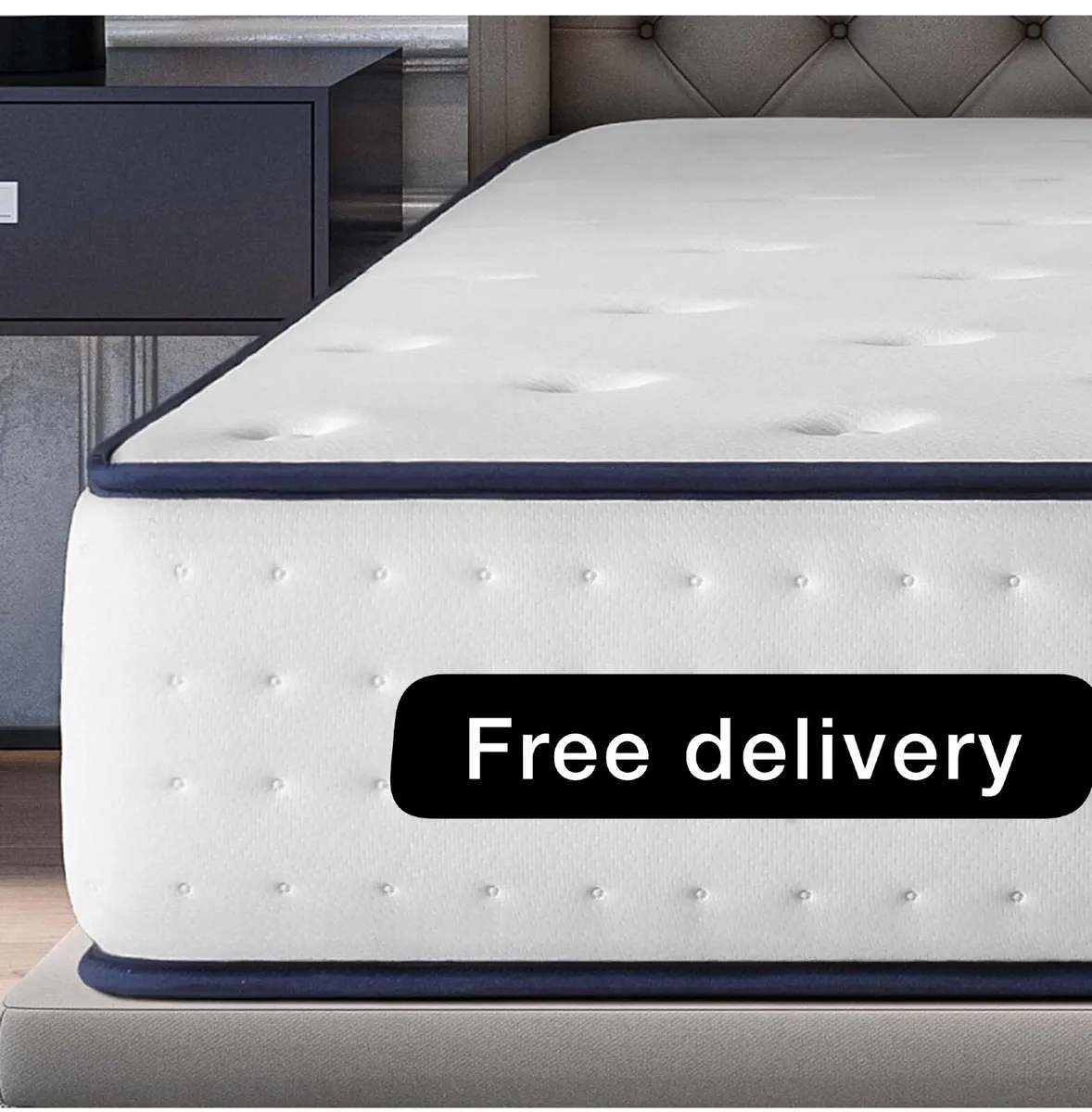 5ft King Size Mattress Memory Foam 12.5 Inch Deep - Image 1