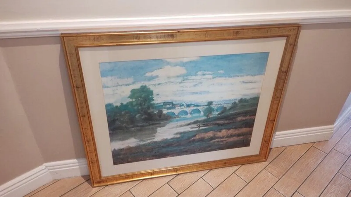 Roy Wilson Riverscape limited edition Print WRP 600 - Image 1