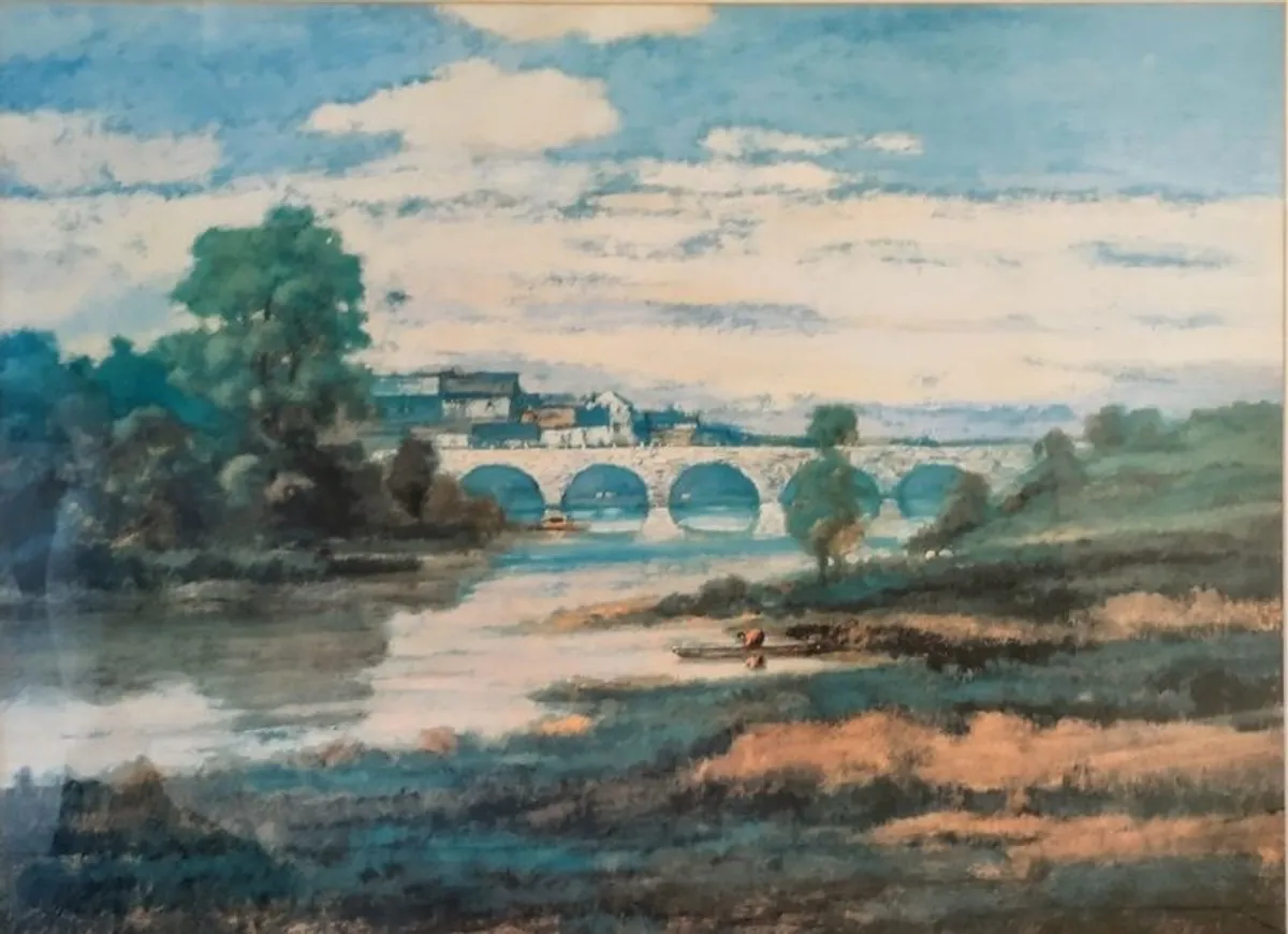 Roy Wilson Riverscape limited edition Print WRP 600 - Image 2