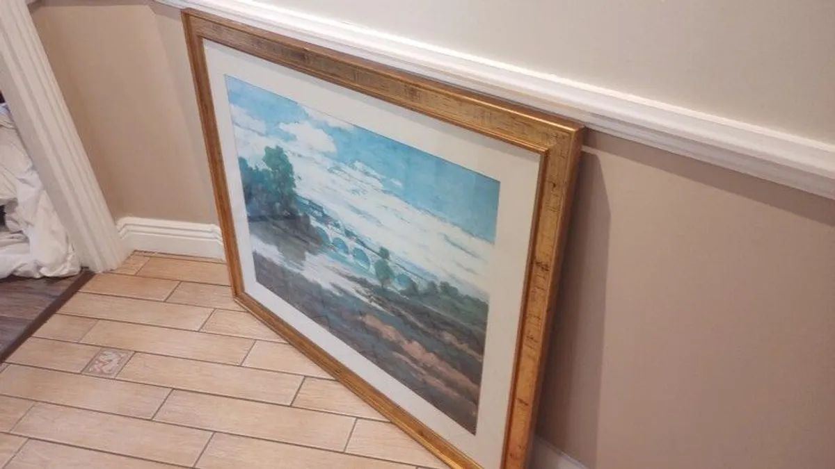 Roy Wilson Riverscape limited edition Print WRP 600 - Image 4