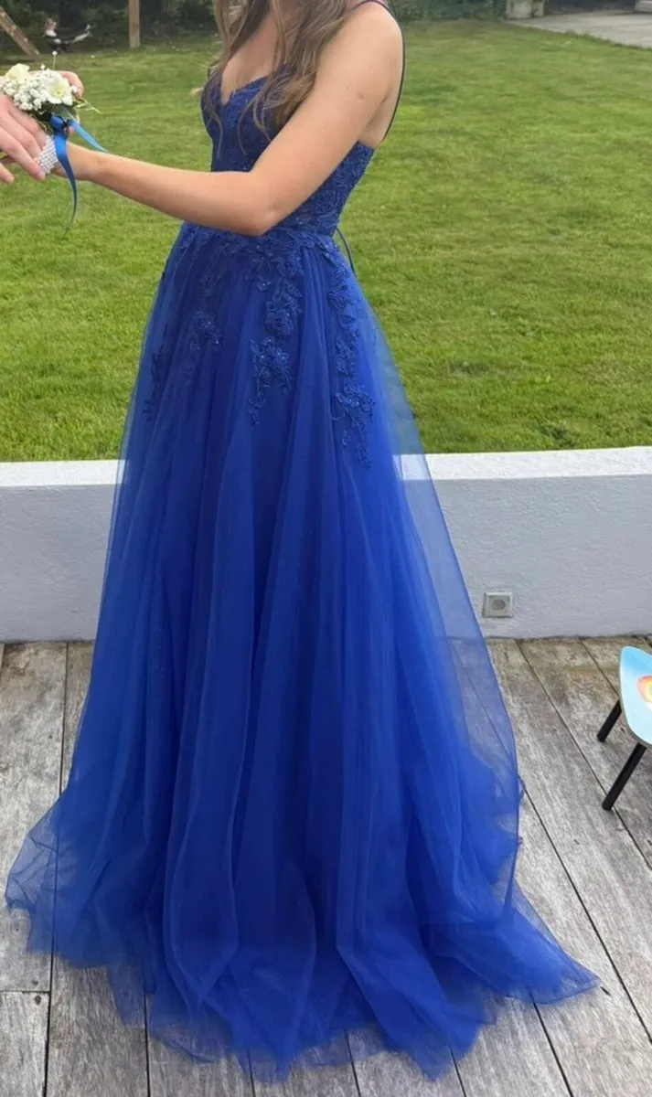 Debs Dress - Royal Blue - Image 3