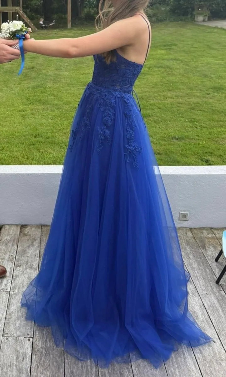 Debs Dress - Royal Blue - Image 4
