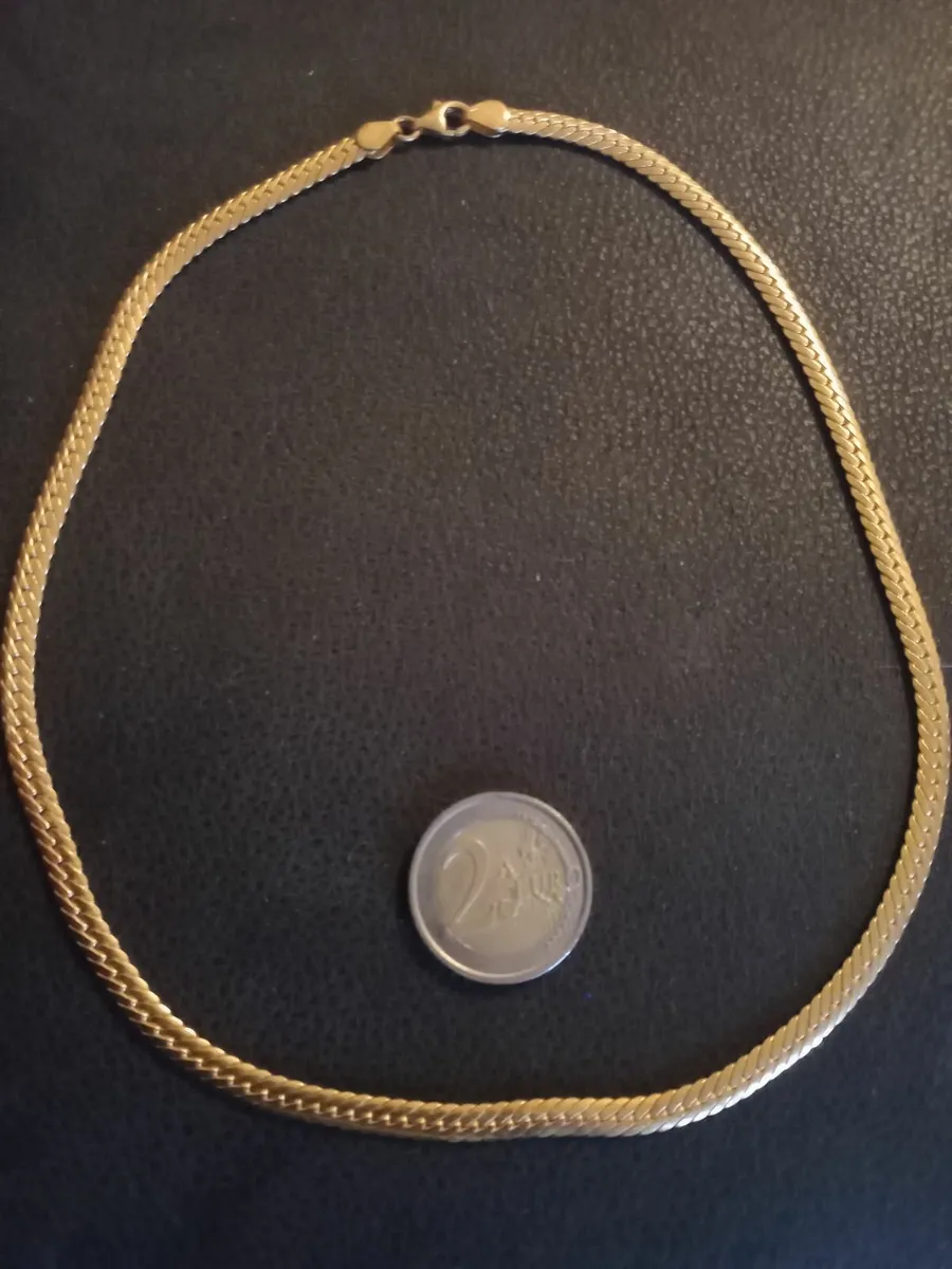 Heavy gold chain 18ct - Image 1