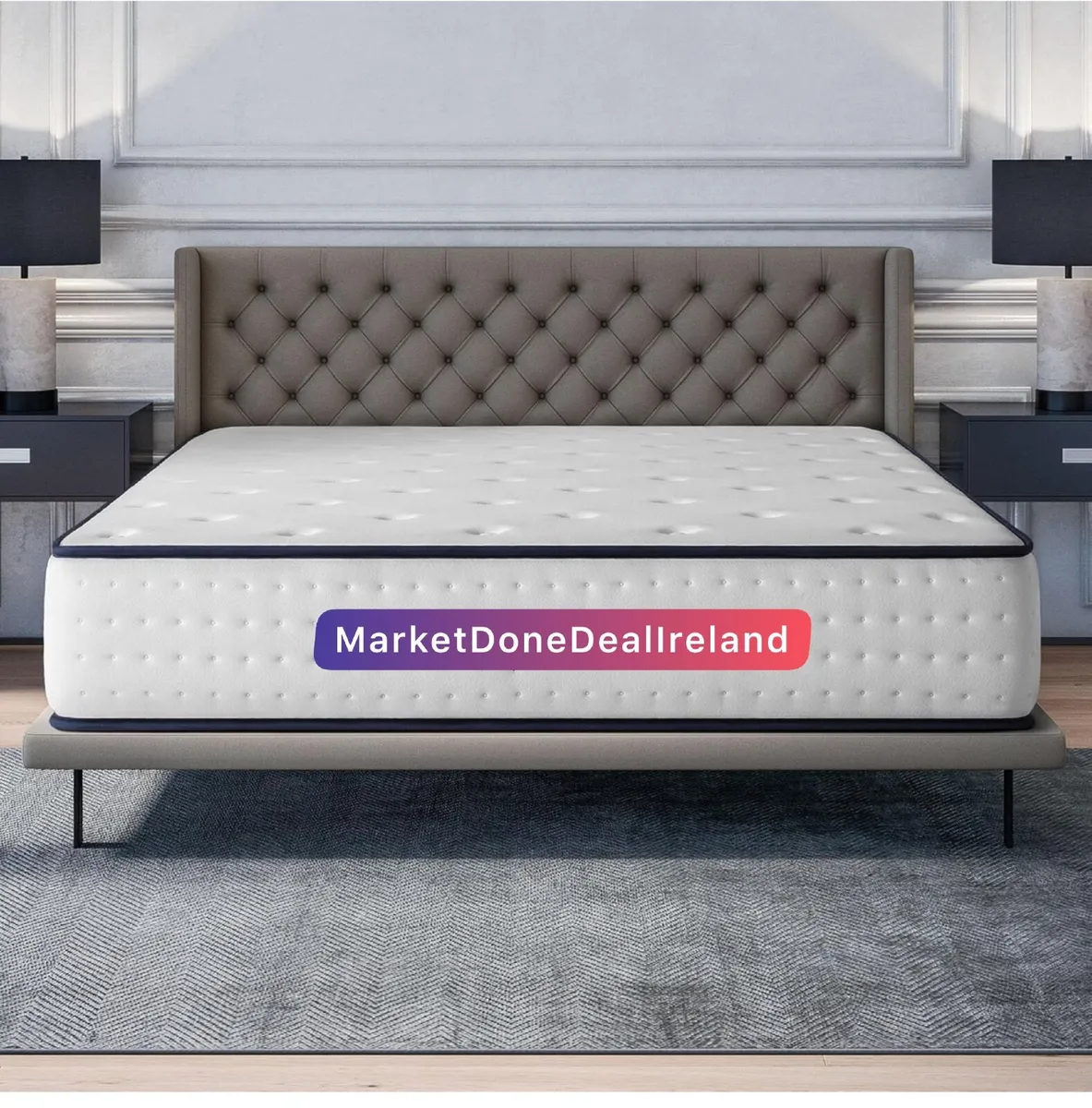 5ft King Size Mattress Memory Foam 12.5 Inch Deep - Image 1
