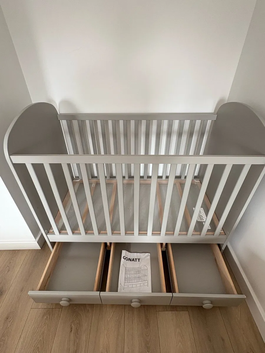 IKEA Cot and changing unit - Image 1