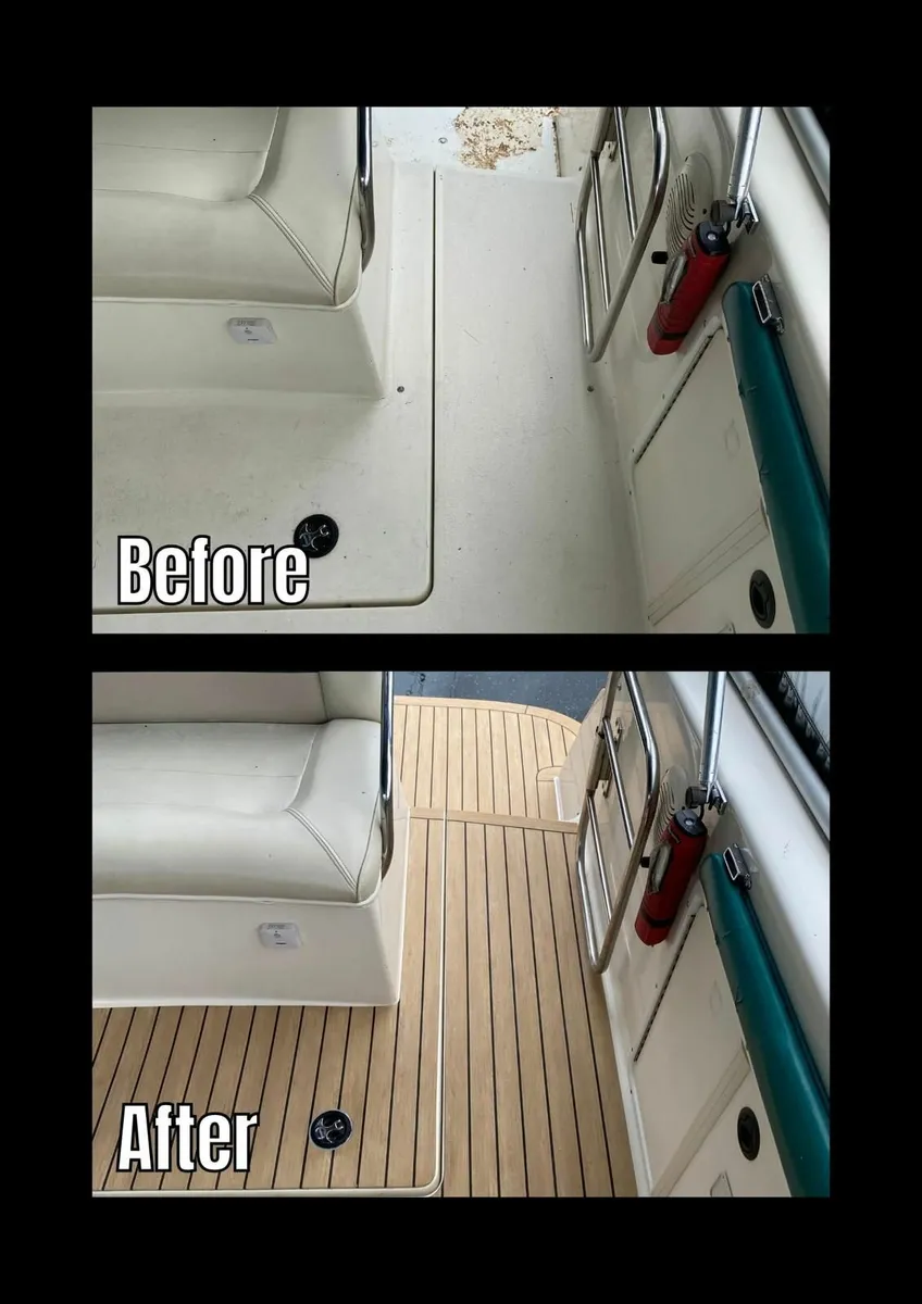 Yacht cockpit Teak replacement Swim Platforms - Image 4