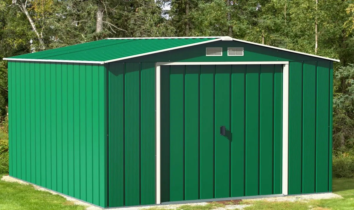 10x12 Steel Garden Sheds . Free 3 Day Delivery. - Image 1