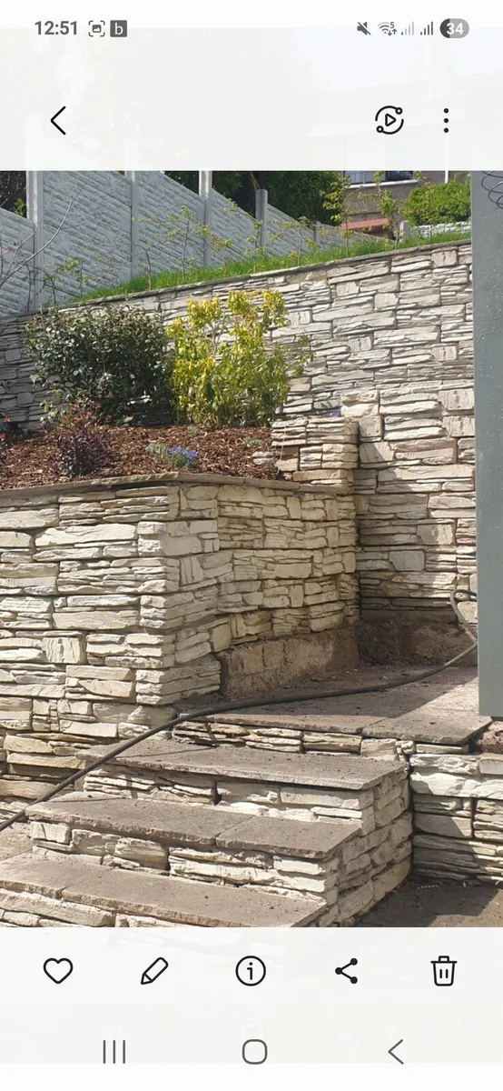 Concrete Stone effect wall blocks - Image 1