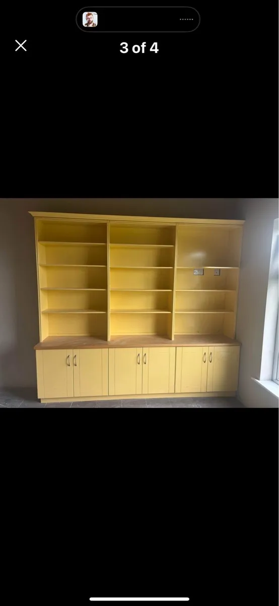 Living room large shelving unit /larder unit - Image 1