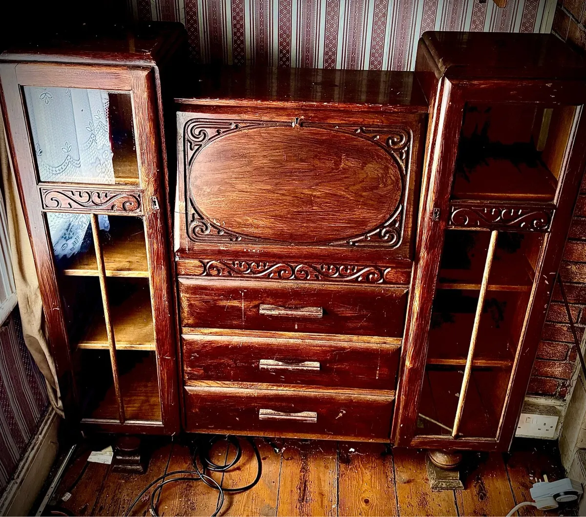 Antique Mahogany Writing/Secretaire Bureau - Image 3
