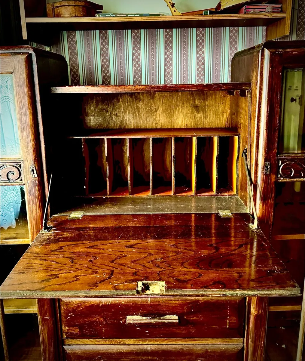 Antique Mahogany Writing/Secretaire Bureau - Image 4