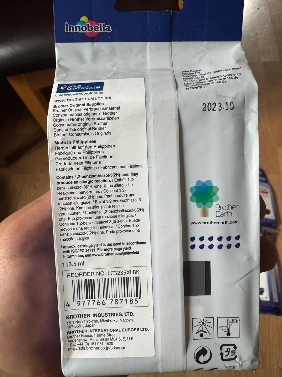22x Brother printing ink - Image 2