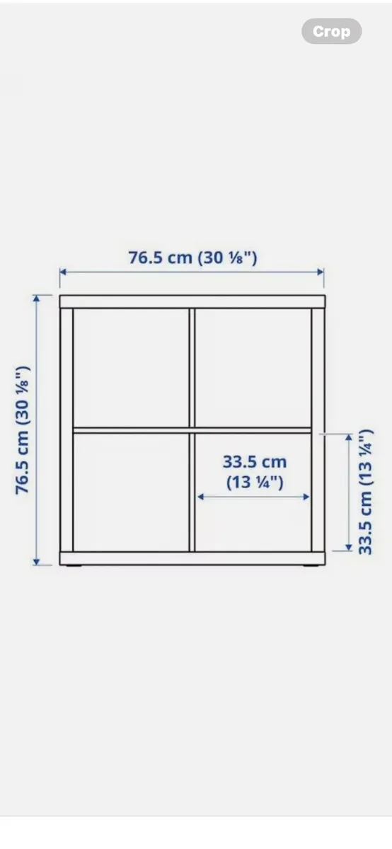 Black/Brown Ikea Kallax - Image 2