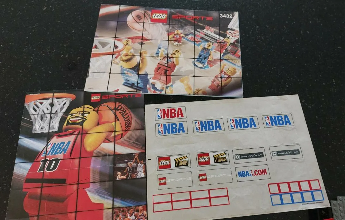 Vintage NBA lego set 3432 - Image 4